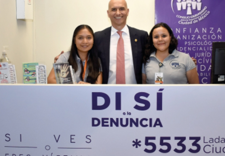 REINAUGURA CONSEJO CIUDADANO MÓDULO DE ATENCIÓN EN LA CENTRAL DE AUTOBUSES DEL SUR